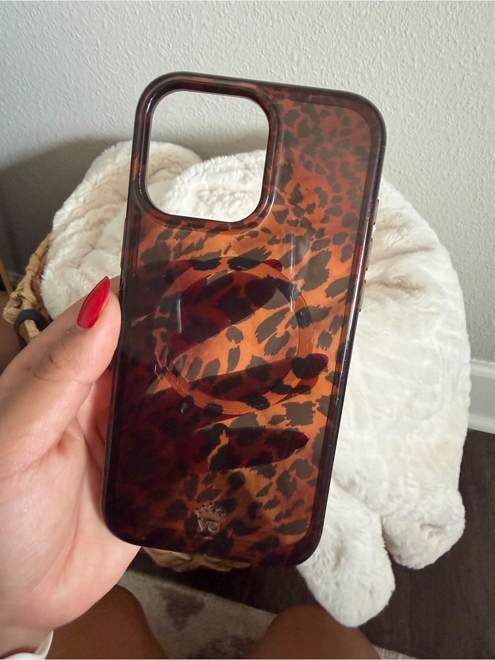 VELVET CAIVAR iPhone 16 Pro Max Leopard Print Phone Case